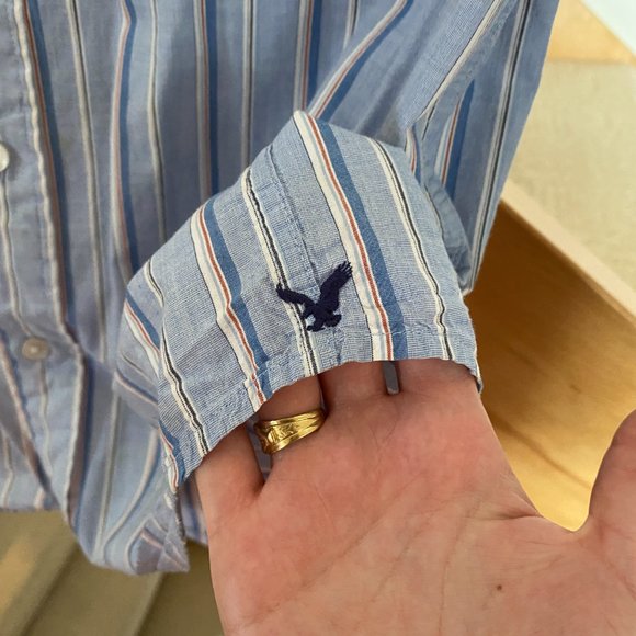 American Eagle Striped Shirt - Picture 5 of 5